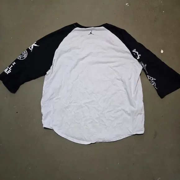 Vintage Jordan Brand Derek Jeter 3/4 Sleeve Legacy Baseball Shirt Men's Size XXL - Picture 3 of 7